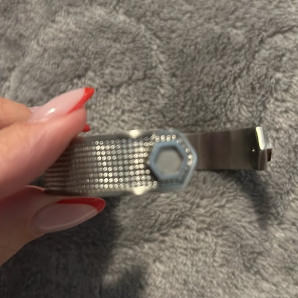 Unisex SS cuff Bulova bracelet - Picture 3 of 5